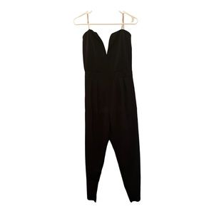 NWT Charlotte Russe Black jump suit Size XL